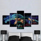 One Piece wall art canvas featuring Roronoa Zoro in Pirate King theme pose
